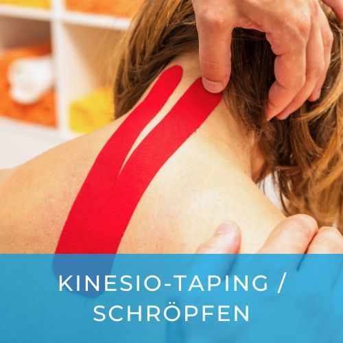 Kinesio-Taping und Schröpfen